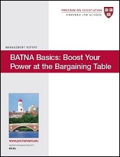 BATNA Basics: Boost Your Power at the Bargaining Table