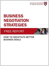 Harvard Business School Program On Negotiations