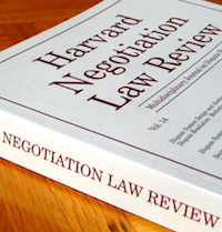 <em>Harvard Negotiation Law Review</em>