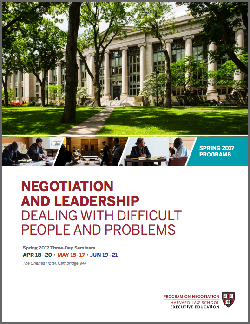 Harvard negotiation project case studies