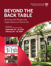 Beyond the Back Table September 2024 and February 2025 Program Guide