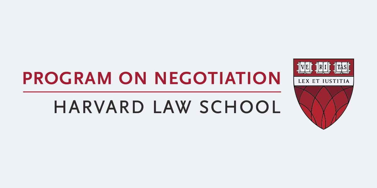 PON graphicNegotiation Training: How Harvard Negotiation Exercises, Negotiation Cases and Good Negotiation Coaching Can Make You a Better Negotiator