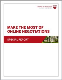 Making the Most Online Negotiation