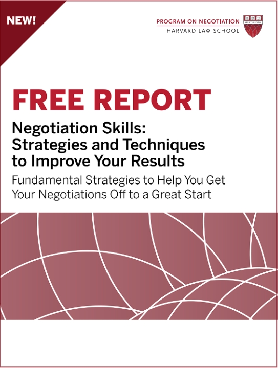 Negotiation Skills: Strategies and Techniques to Improve Your Results