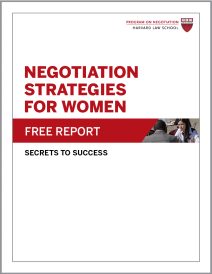 Negotiation Strategies for Women