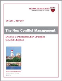 New Conflict Management