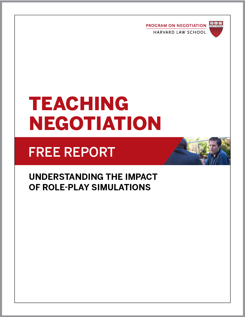 Role Play and Simulations