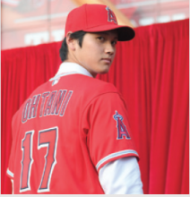 Shohei Ohtani Compass Hat - Grey/Red Snapback