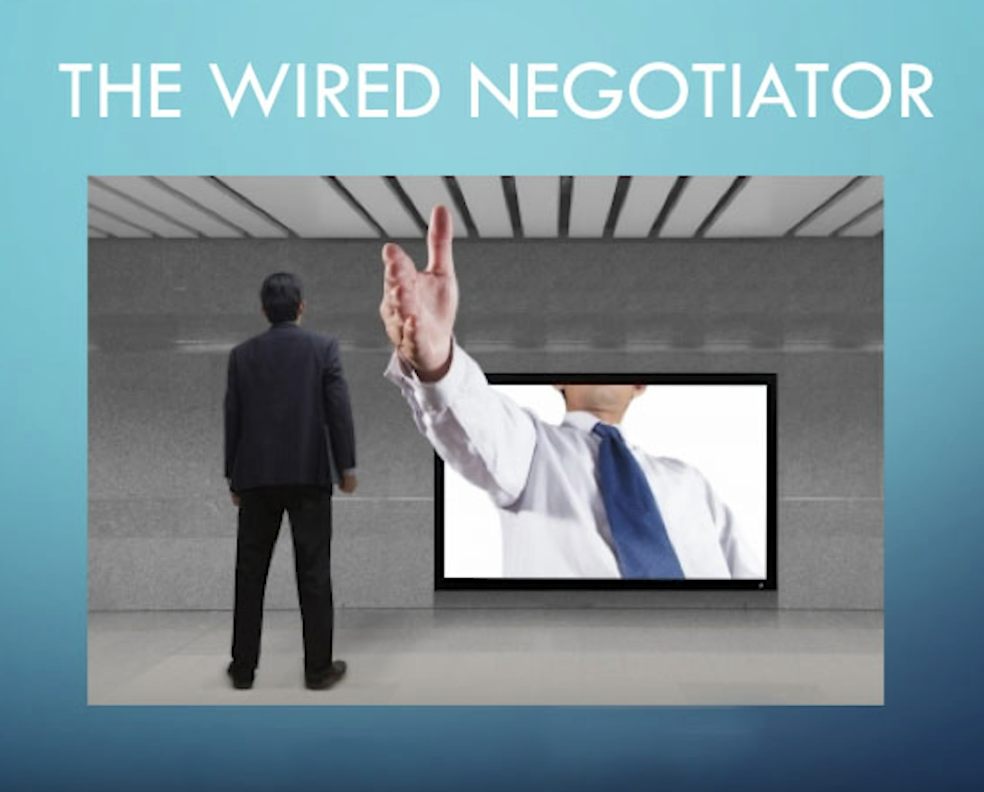 The Wired Negotiator