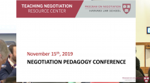 Negotiation Pedagogy Conference