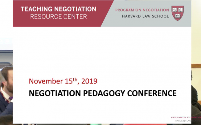 Negotiation Pedagogy Conference
