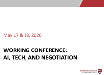 AI, Technology, and Negotiation Conference