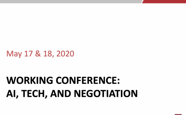 AI, Technology, and Negotiation Conference
