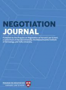 Negotiation Journal