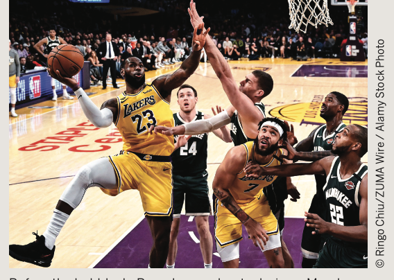 March Bucks-Lakers Game