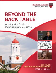 Beyond the Back Table Spring 2024 Program Guide